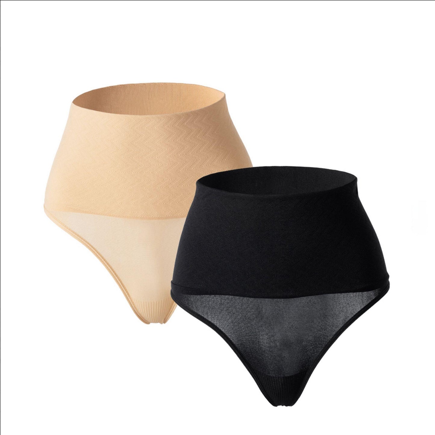Waist Slimming Shapewear - Black & Beige Options for Comfortable Wear with Contrast Lace Superb Elasticity Shaping the Waist and Lifting the Hips Women's Day Style Compression Clothes